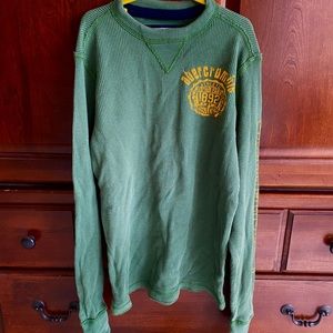 Abercrombie & Fitch boys waffle knit long sleeve shirt